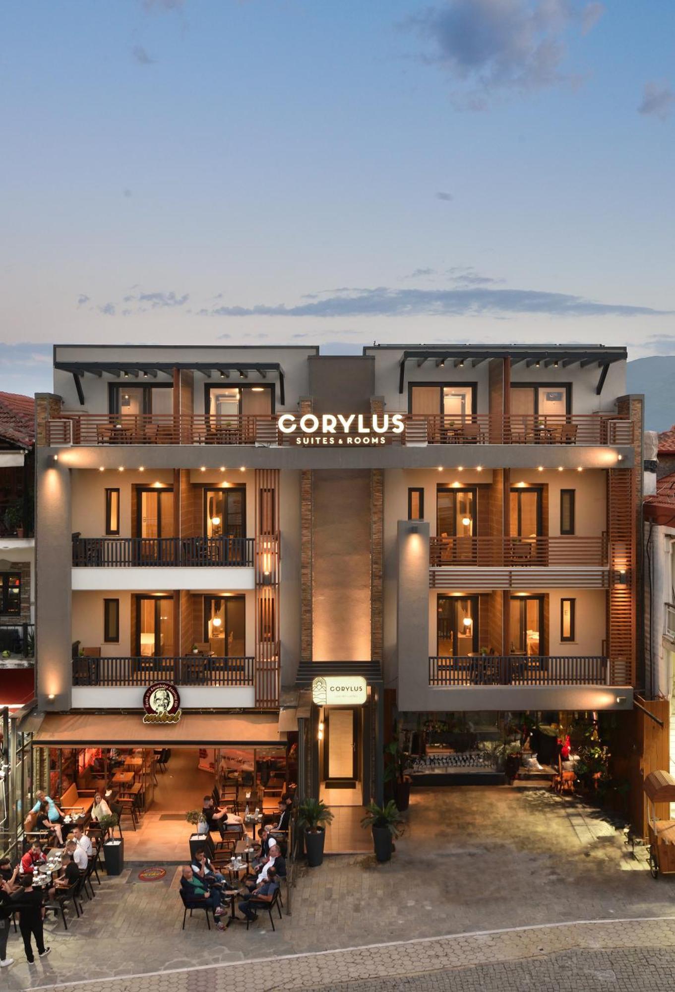 Corylus Luxury Rooms & Suites Leptokaryá Exterior foto